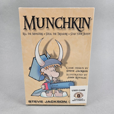 Munchkin Card Game 1408 Steve Jackson Games 1st Edition 22nd Print 2011 Complete