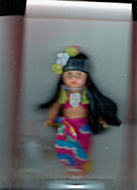 ALOHA GINNY #71-6420 PRETTY HAWAIIAN WITH LONG BLACK HAIR GOLDEN BROWN EYES NRFB