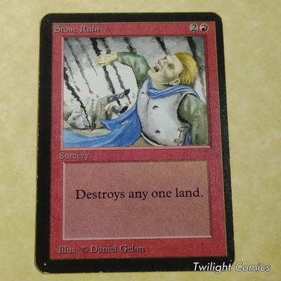 Stone Rain MP -- Limited Edition Alpha MTG