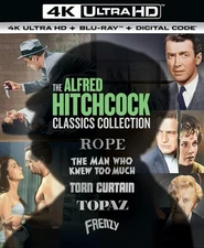 The Alfred Hitchcock Classics Collection 4K UHD Blu-ray  NEW