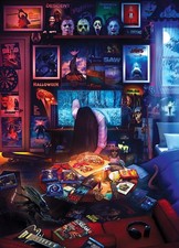 House of Horrors and Scary Movies 1000 Piece Jigsaw Puzzle by Rachid Lotf  I...