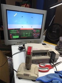 Nintendo NES Bundle 15 Games Game Genie Zapper New 72 Pin Tested Original - 001