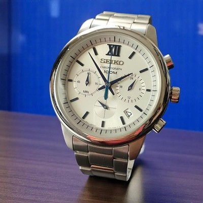 SEIKOクロノグラフPERPETUAL Seiko SNQ068 Men's Quartz Watch, Perpetual Calendar, Two Tone
