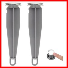 2Pcs Bathroom Sink Pop-up Stoppers Chrome Plug 4-7/8" Height for Moen Drain
