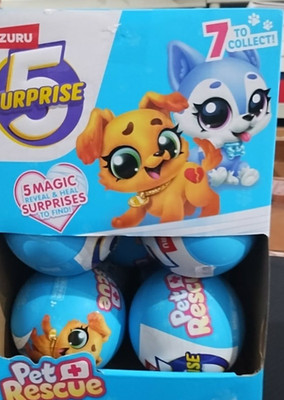 ZURU 5 SURPRISE Pet Rescue FULL CASE 24X Brand New In Box UNOPENED LOT OF 24