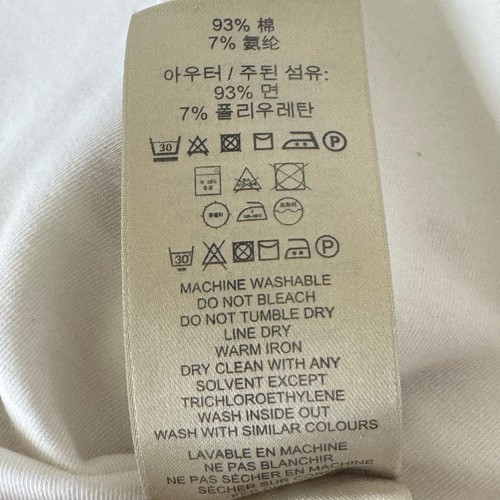 BURBERRY BRIT Lohit Three-Quarter Sleeve Classic Check-Cuff White Shirt Sz M - Picture 10 of 10
