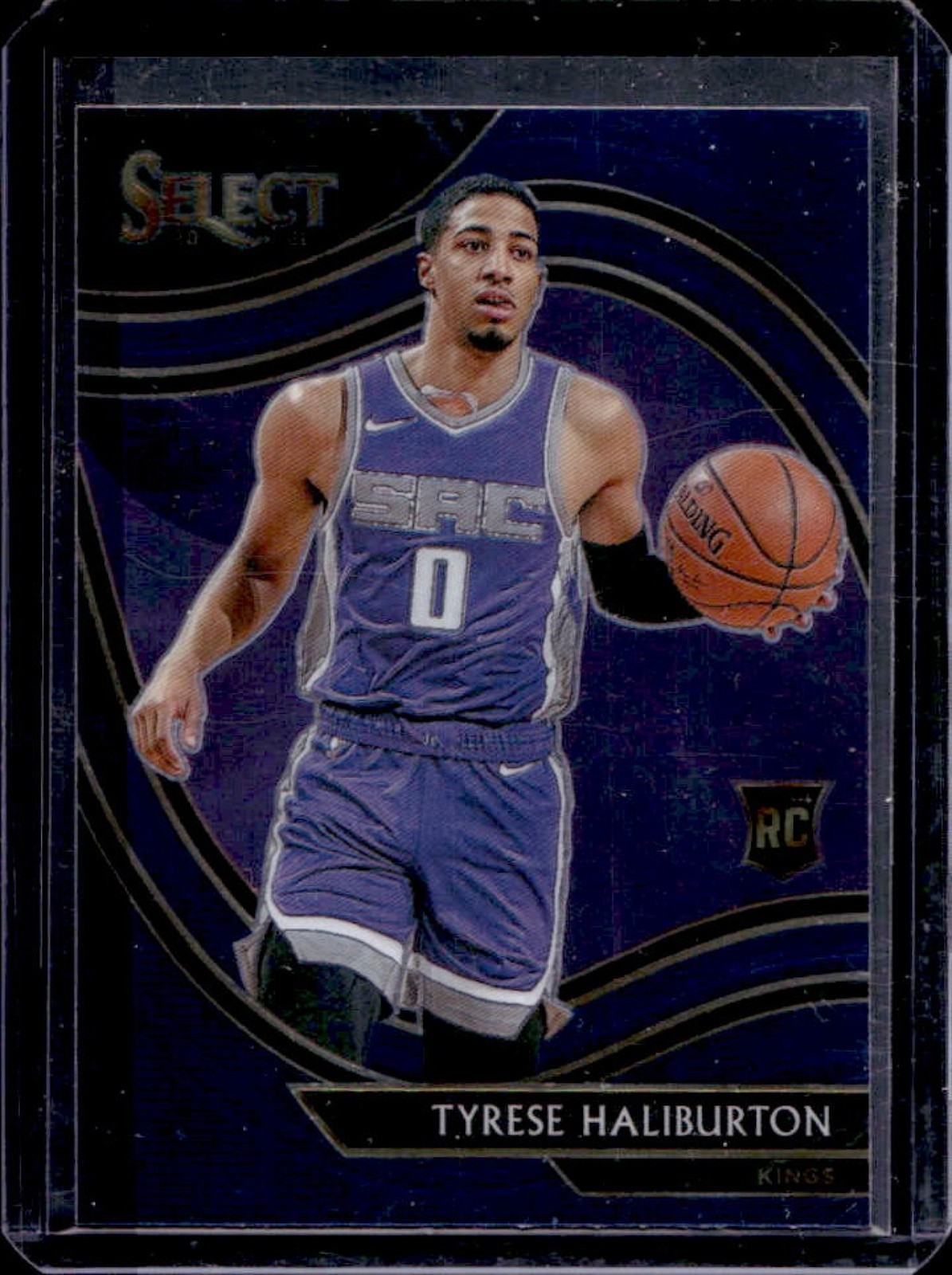 2020-21 Select Tyrese Haliburton RC Blue Rookie Courtside #289 Kings