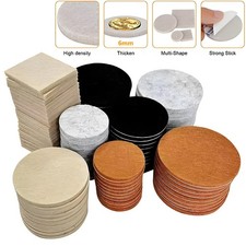 Felt Pad 20 50mm Round/Square Furniture Pad 6mm Thick Chair Leg Floor Protectors