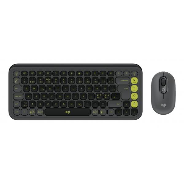 Logitech 920-013266 tastiera Mouse incluso Universale Bluetooth QZERTY Nordic Gr