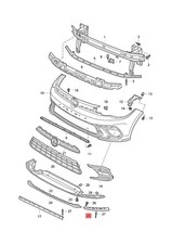 Alerón derecho genuino VW Polo Derby Vento-IND Vento Classic-IND 2G0807100A9B9