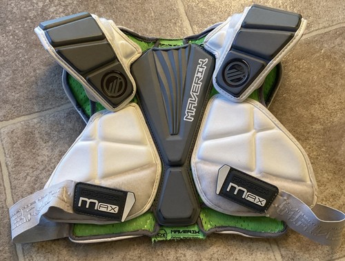 Maverik MAX 37.5 Lacrosse Shoulder Chest Pads Size Medium