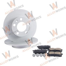 Rear Brake Discs + Pads Fit Audi A1 Seat Ibiza Skoda Fabia 3 VW Polo 5 ALLOY