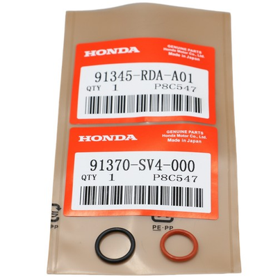 #ad #ad OEM Acura Honda Power Steering Pump Rubber Inlet amp; Outlet O Ring Seals 2 Pcs Kit $9.84