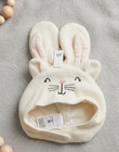 Gap Baby Micro Fleece White Bunny Hat & Mittens Set Size 6-12 M Baby Shower NWT — photo 1