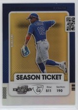 2021 Panini Contenders Season Ticket Optic Gold Prizm 4/10 Francisco Lindor 1l2