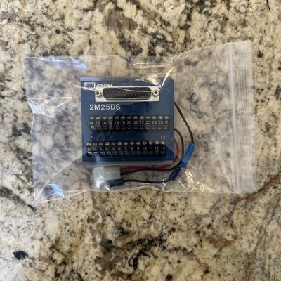 2M25DS AUGAT RDI 25 POSITION DB-25 PLUG TERMINAL BLOCK INTERFACE MODULE NEW