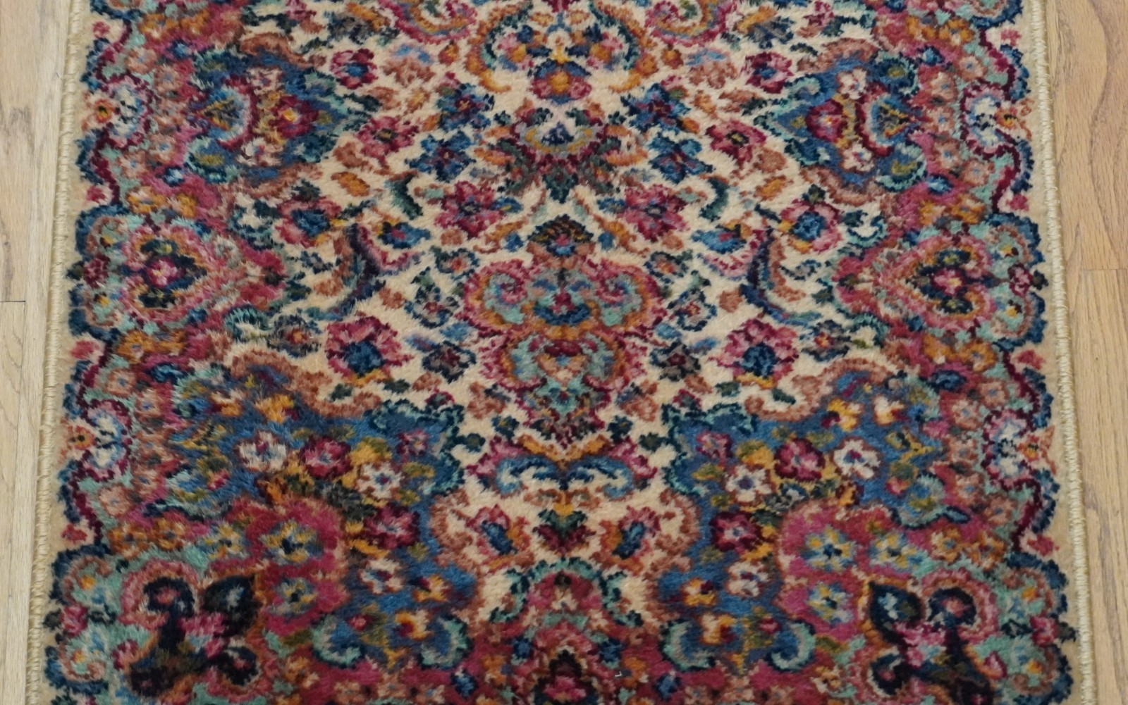 Authentic Original Karastan# 759 Kirman Wool Pile American Runner Rug 2'2" x 9'