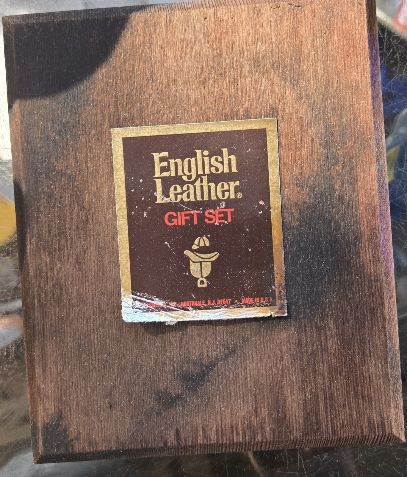 Vintage English Leather Gift Box