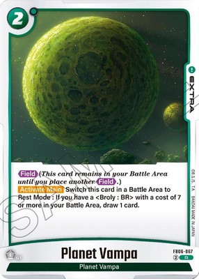 Planet Vampa FB06-067 English Rare Rivals Clash Dragon Ball Super