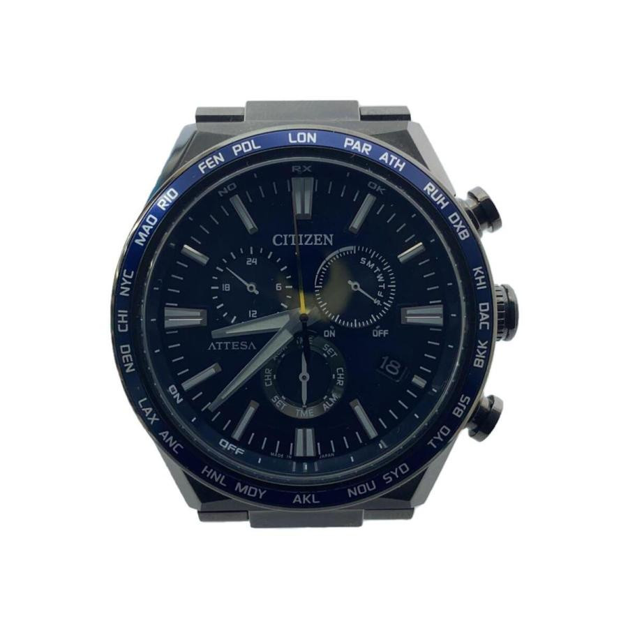 Reloj Citizen E660-007C804 usado caja azul marino tamaño 4,5 × 4,5 cm #2114