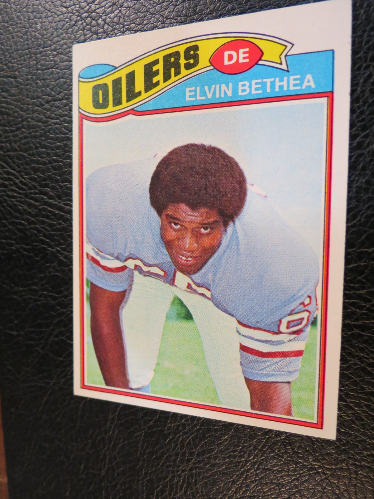 1977 TOPPS FOOTBALL SET, #506 Elvin Bethea, Houton Oilers, EX
