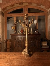 Neoclassical Style Gold/Ormolu Candleabra