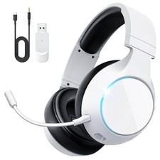 Wireless Gaming Headset 2.4GHz/Bluetooth 5.3 Over-Ear PC/PS5/PS4