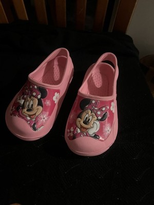 Minnie Mouse Girls Sling-back Clogs Size 9/10