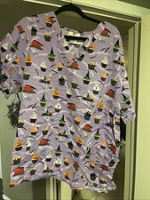 2xl scrub tops women halloween