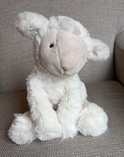 BNWT Jellycat Medium Smudge Lamb White Soft Toy Beautiful Rare Retired 