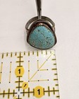 Giant Vintage Old Pawn Native American Sterling Number 8 Turquoise Ring Size 9.5 — photo 10