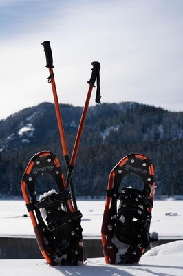 Cascade Alptrek Snowshoe Kit 825 - fit boots up to Size 12 - 200LB Load - Orange