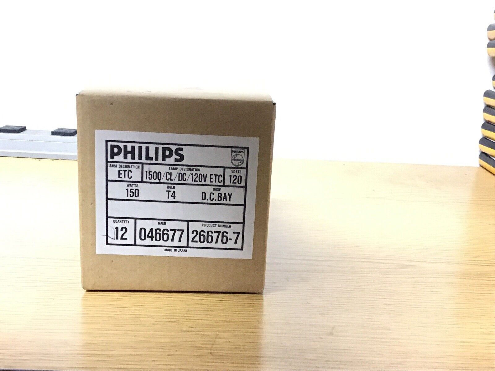 Philips Tungsten Halogen Lamp P/N: 26676-7 Ograniczona wyprzedaż, 100% nowy