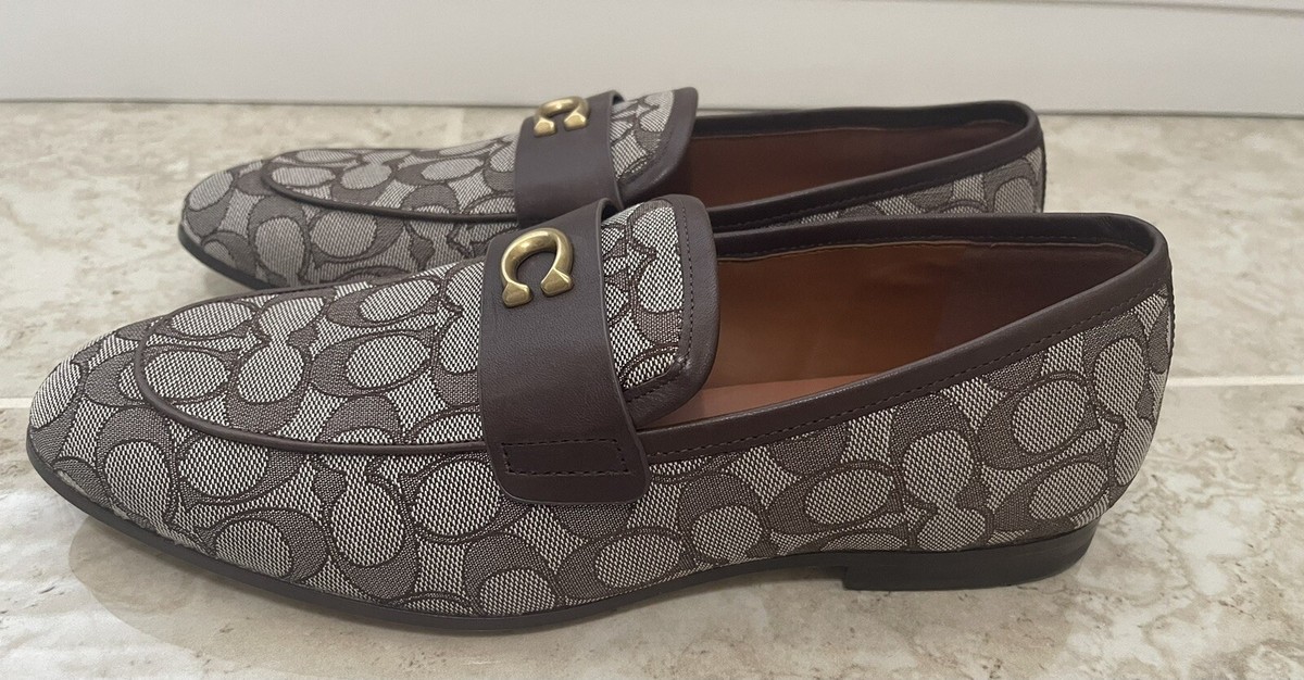 $275 Men Coach Sculpt C Signature Jacquard and Leather $275 Men Coach Sculpt C Signature Jacquard and Leather