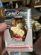 Caring Critter Chimer Porcelain Lot Of 2 New 