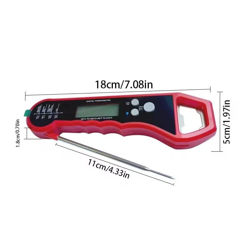 Meat Thermometer Digital, Instant Read Meat Thermometer for Cooking and