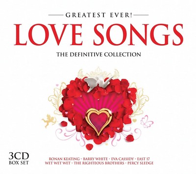 LOVE SONGS-GREATEST EVER 3 CD NEU JOHN TRAVOLTA/NILSSON/DONOVAN/NAZARTH/+
