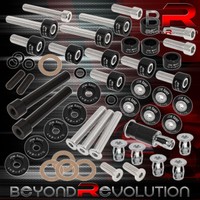 Honda D-series Manifold Header/cam Cap/m6 Fender/valve Cover Washers Kit Black on sale Honda D-series Manifold Header/cam Cap/m6 Fender/valve Cover Washers Kit Black on sale