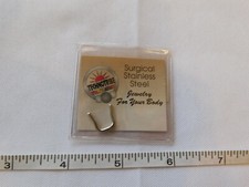 Technotribe 14 Guage Surgical Stainless Steel Body Piercing Earring Navel Ring