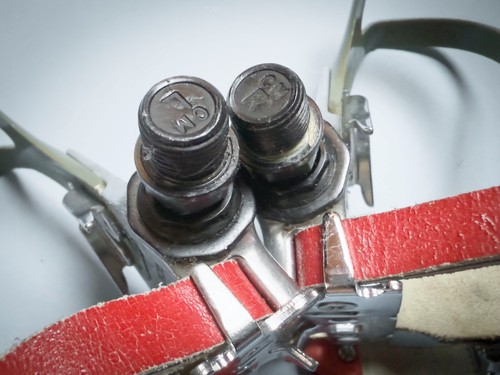 Pedales Shimano PD-1051 Vintage Eroica Con Correas Binda Prestigioso Foiled Vvgc - Imagen 5 de 16