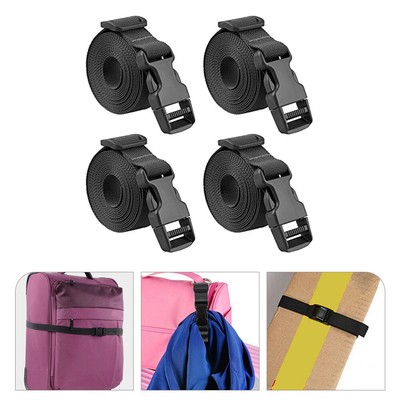  4 Pcs Cargo Tie Straps Gepäckdachband Spanngurt Nylonband Mit Schnalle