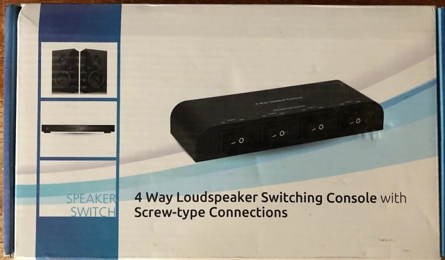 4 way speaker switch box