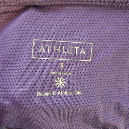 Pantalones Cortos Athleta Contender Story Pantalones Cortos Pequeños Púrpura Forrados Compresión Ropa Activa - Imagen 6 de 6