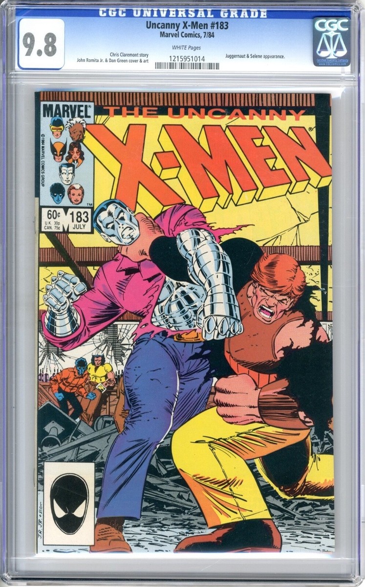 Uncanny X-Men #183 CGC 9.8 NMMT White pgs 7/84 Juggernaut & Selene
