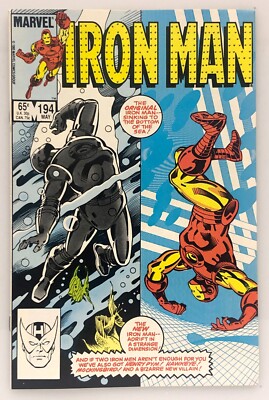 Iron Man #194 (1985) - Marvel Comics - Key 1st Cameo Appearance of Scourge