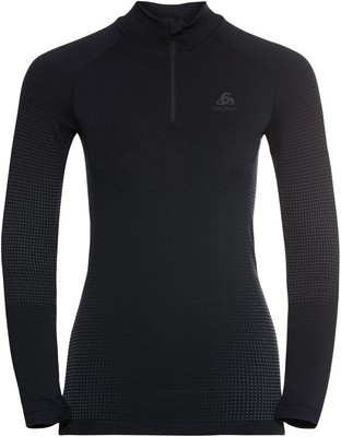 Odlo Damen Bl Top Turtle Neck Long-Sleeve Half Zip Performance 196221