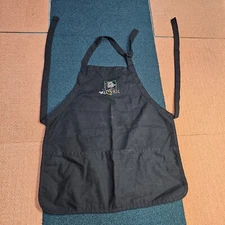TASTE OF THE HUDSON VALLEY Chef Apron Kitchen Cooking Baking Black Chef V2a