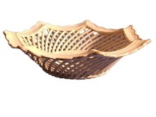 Centrotavola, Ceramica Antonibon, 1890, H 7 Cm, B 26,5x26,5 cm