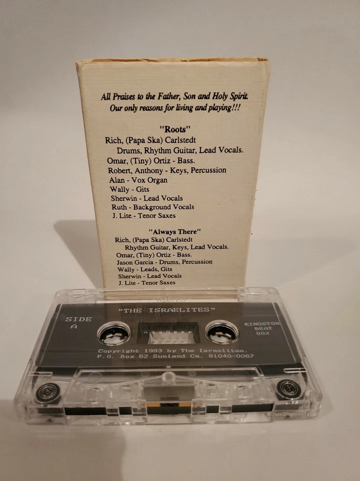 The Israelites Roots Cassette Single RARE Reggae Ska Kingston Beat Tape - Image 2 of 4