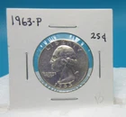 1963-P Washington QUARTER 25 Cent 90% Silver / Mint State 65 (B)